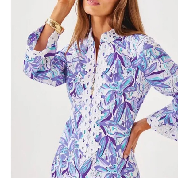 Lilly Pulitzer Shealyn 3/4 Sleeve Stretch Maxi Caftan - Picture 5 of 5